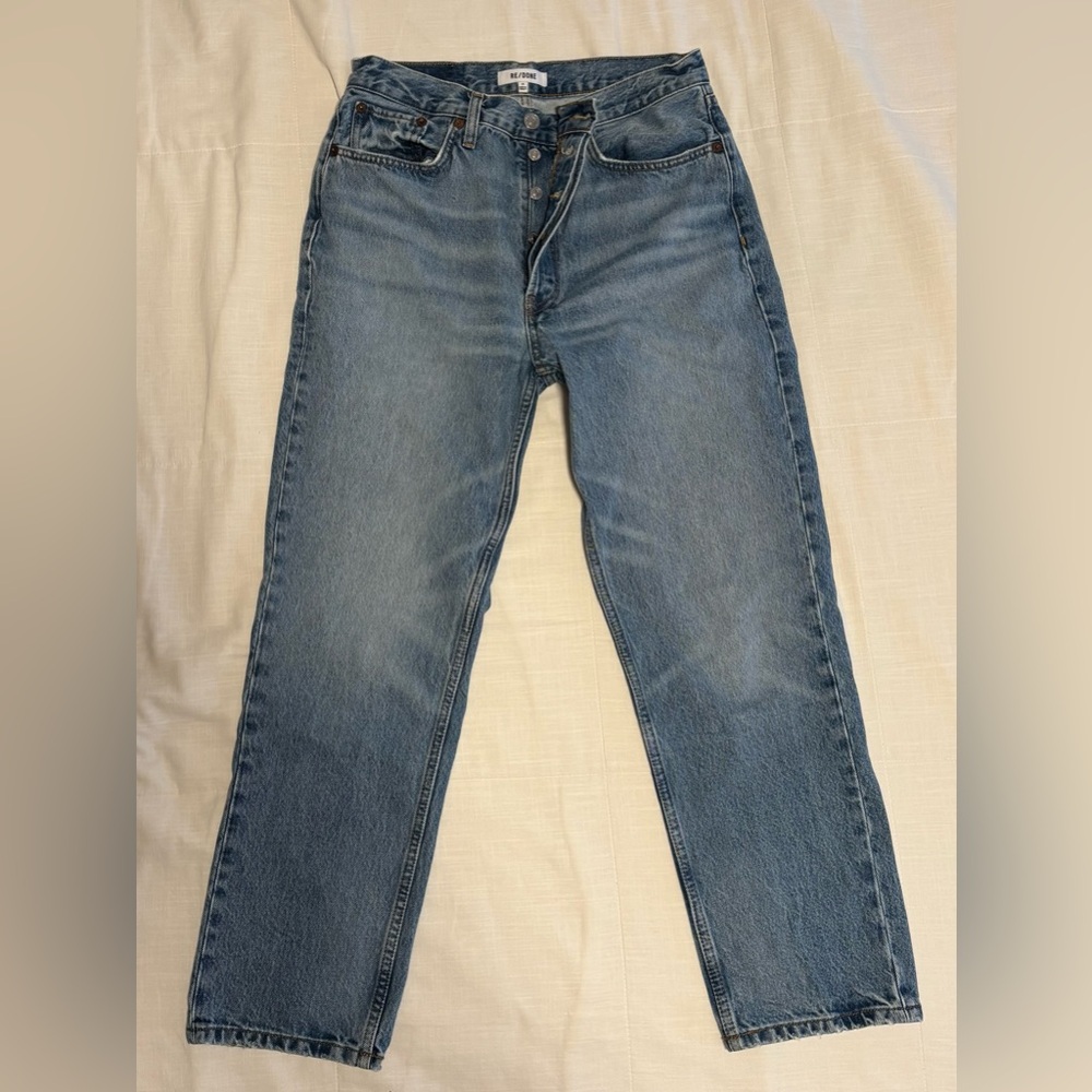 Re/Done Straight Leg Jeans